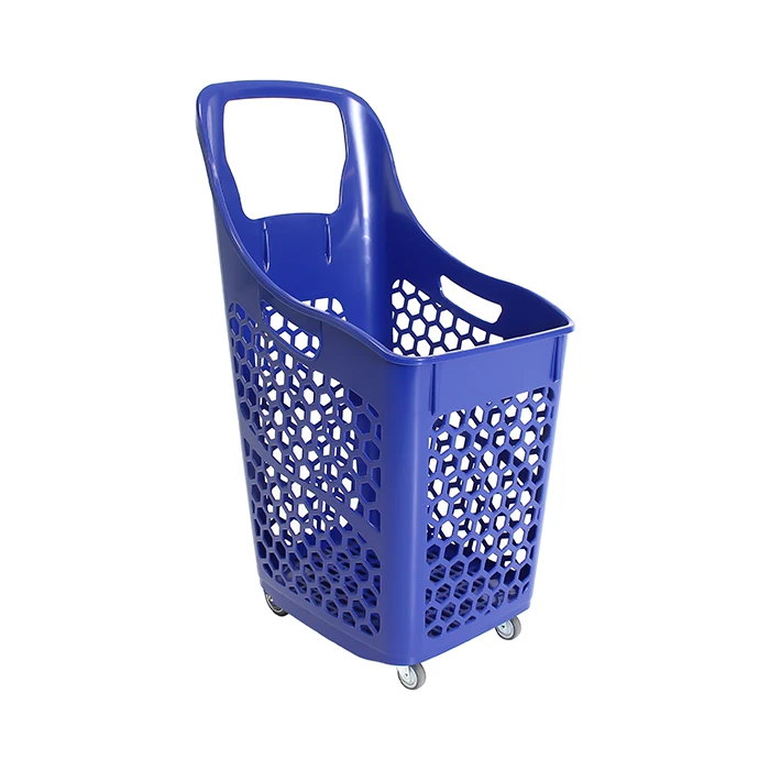 Rolling basket B90 in dark blue colour