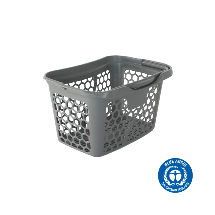 Hand basket E28 in grey colour