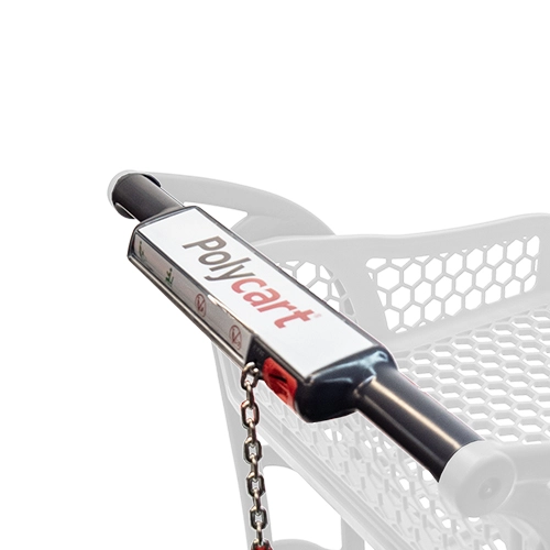 Ecogrip handle with coin purse for trolleys