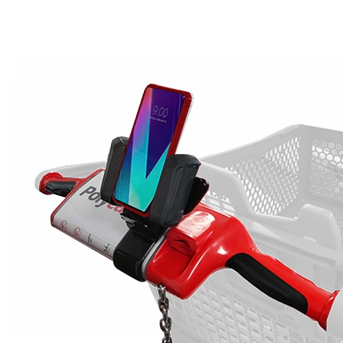 relaXt handle with mobile holder for trolleys