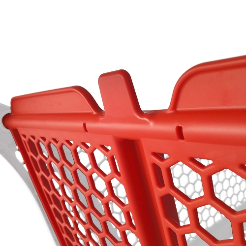 Carro de supermercado con percha